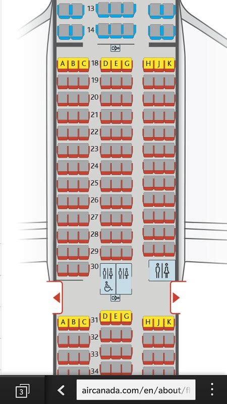 seatguru air canada|Air Canada Boeing B787.